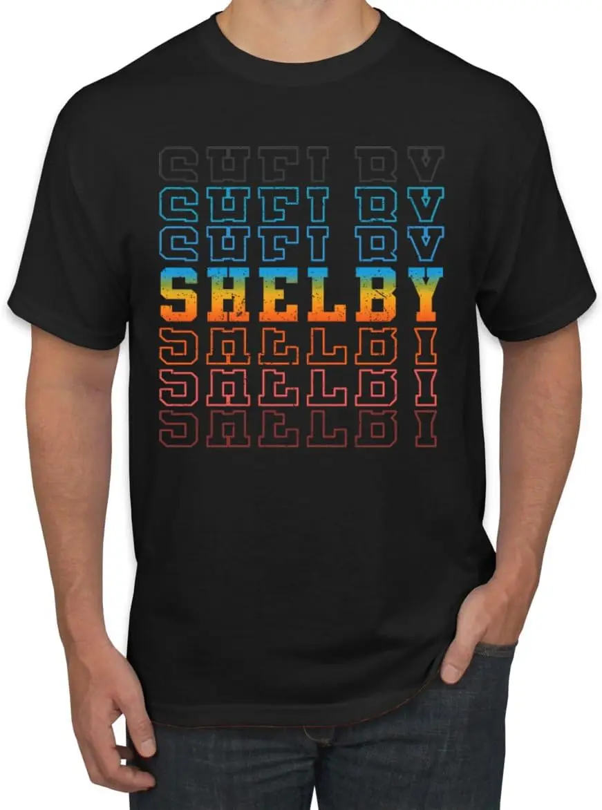 Ford Shelby Vintage Retro Color Shift Chromatic Cars and Trucks Men's T-Shirt