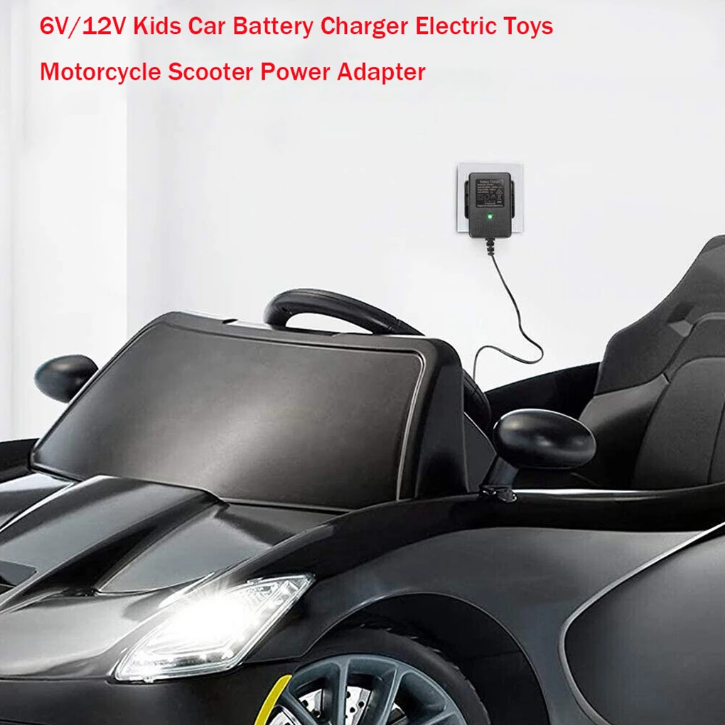 6V/12V Kids Car Battery Charging Ride On Adapter Universal Adapter 12V Kids Ride On Car Charging