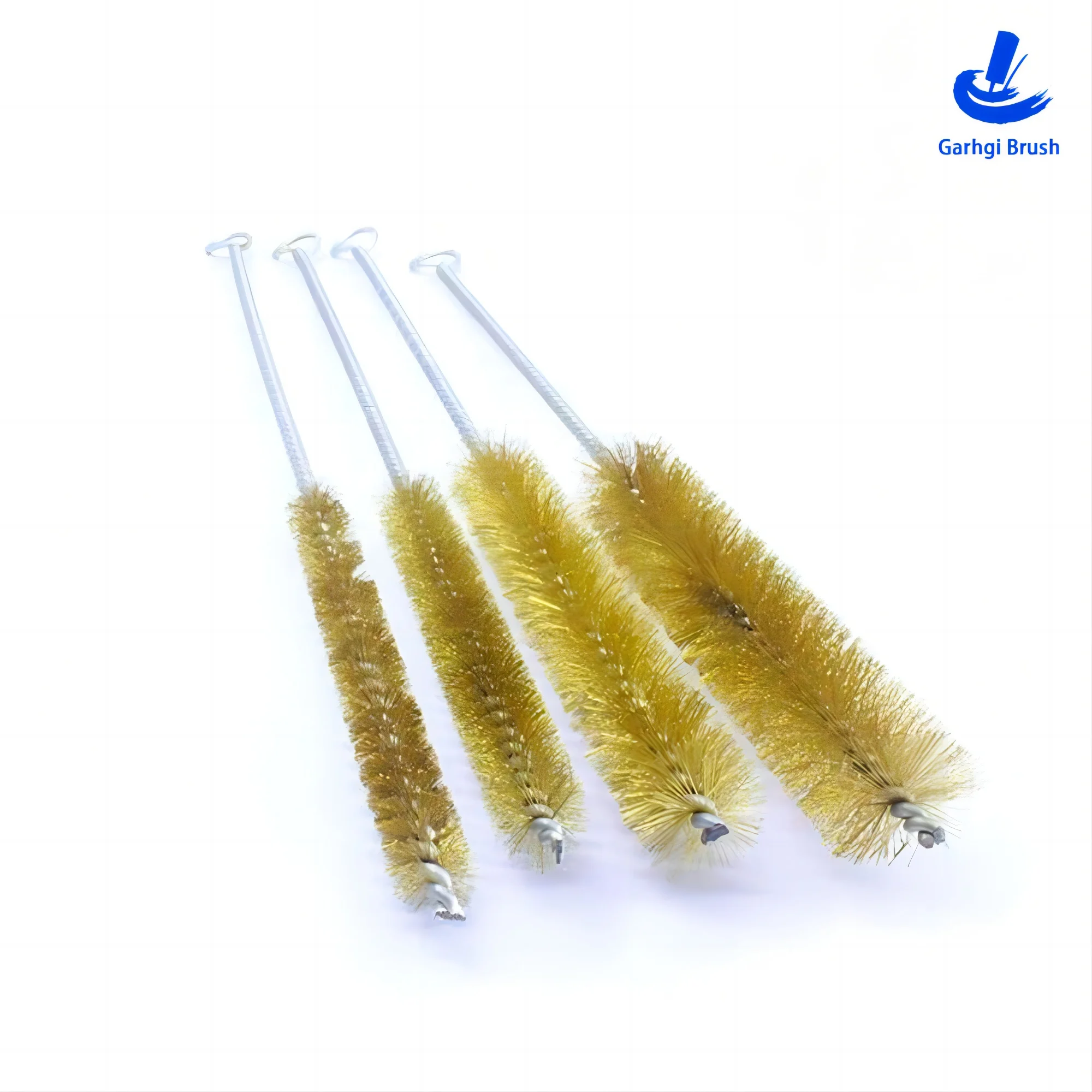 Tube Cleaning Brushes Hand Use Copper Metal Steel Brass Wire Pipe Brush Rust Removing Manual Tools Household Cleaner Accessory
