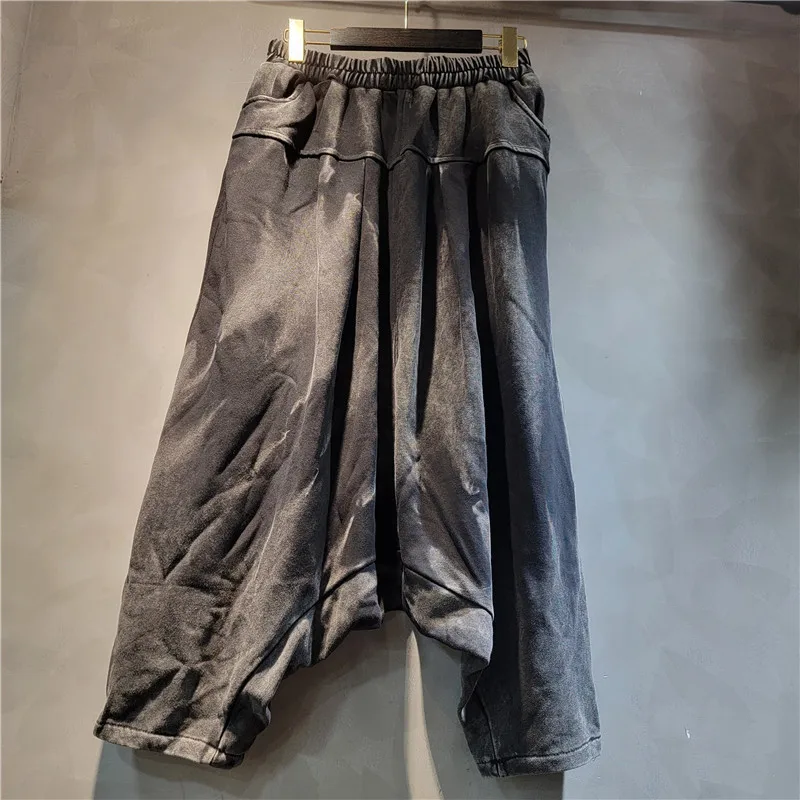 Tannt calça feminina moda solta denim calças cruzadas 2025 novo casual de cintura alta longo combinar todas as calças femininas preto vermelho verde