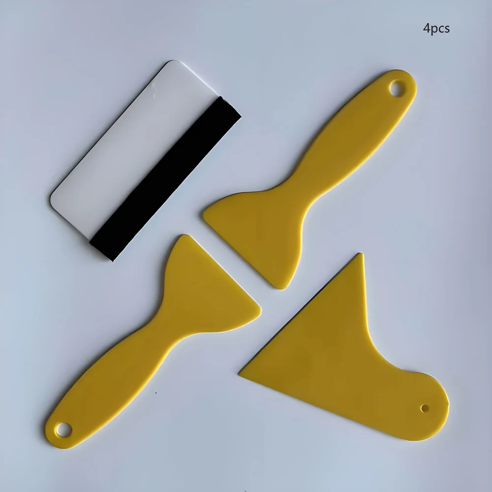 Vinyl Wrap Tool Plastic Spatula Scraper Putty Knife Flexible Paint Scrapers Air Bubble Remover Film Sticker Installation Tool