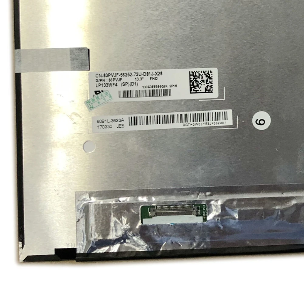 

LP133WF4 SPD1 fit LP133WF4-SPD1 B133HAN04.6 13.3" FHD IPS eDP 30 pin 1920X1080 Laptop LED SCREEN LAPTOP Panel Non-touch