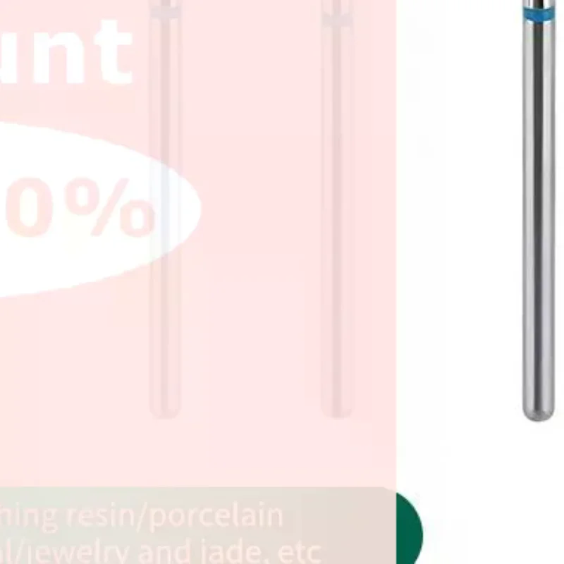 [1PCS Green Ceramic Diamond Polishing Stone Grinder, 2.35mm Shank Coarse Grit Polishing Head For Finshing]