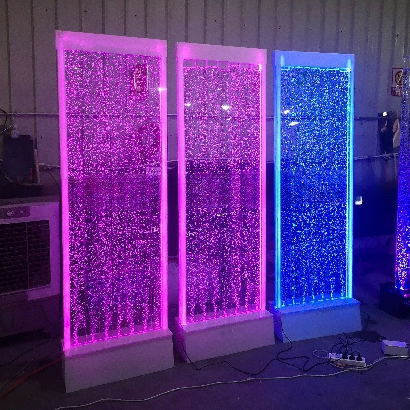 エントランスウォーターカーテンウォール ウォーターウォール ホテル レストラン ウォーターカーテン バブルウォール 魚タンク