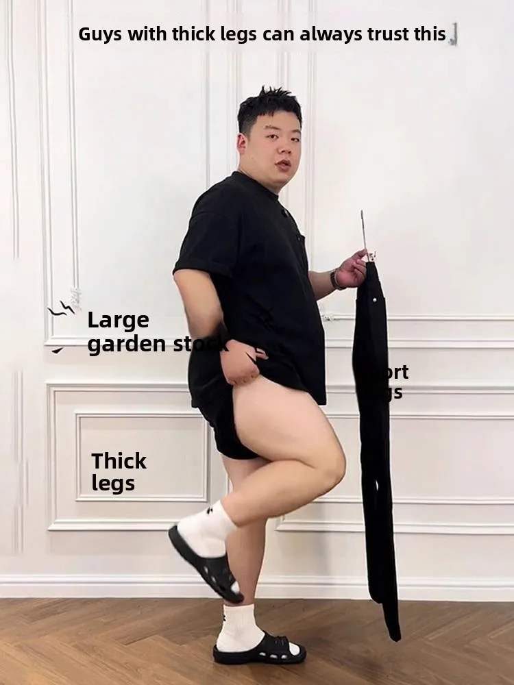 

GSS Labora Men's Straight Leg Jeans Bla Denim Slimming American Sle Micro Flared Elastic Knife Casual Youth Jeans