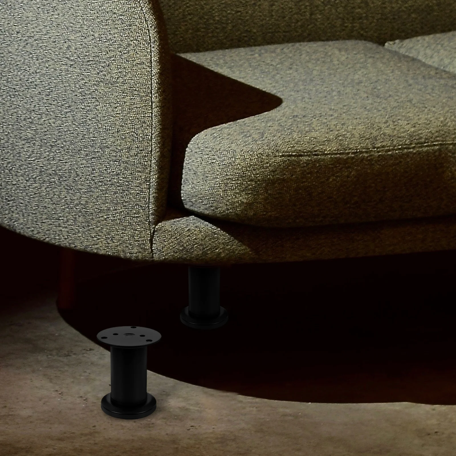 4개입 고강도 조절식 침대 프레임 다리 중앙 지지대 교체용 가구 다리 침대 지지대 부품 침대 옆 고정기