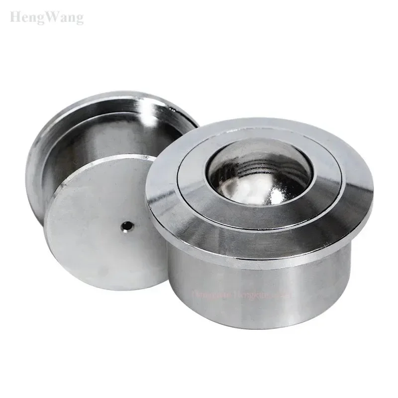 Stainless Steel Heavy-Duty Ball Transfer Unit SP8/15/22/25/30 360° Rotation Ball Bearing BP45B Nylon Ball Caster