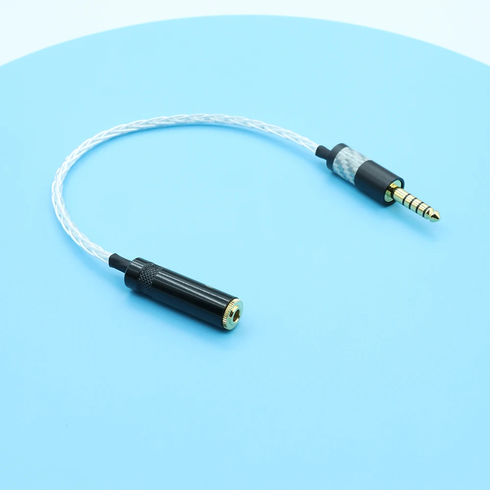 Adaptador de modo dual Pentaconn-TRS premium: interconexión balanceada con terminación dorada OFC para sistemas HiFi ​
