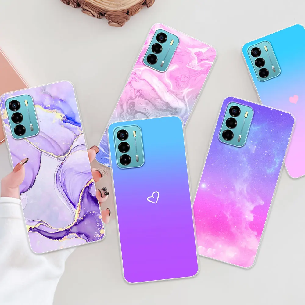 For ZTE Blade V40 Vita Case Clear Phone Case ZTE Blade V30 Vita /V2022 Coque Soft Silicone Cover For ZTE Blade V41 Smart Fundas