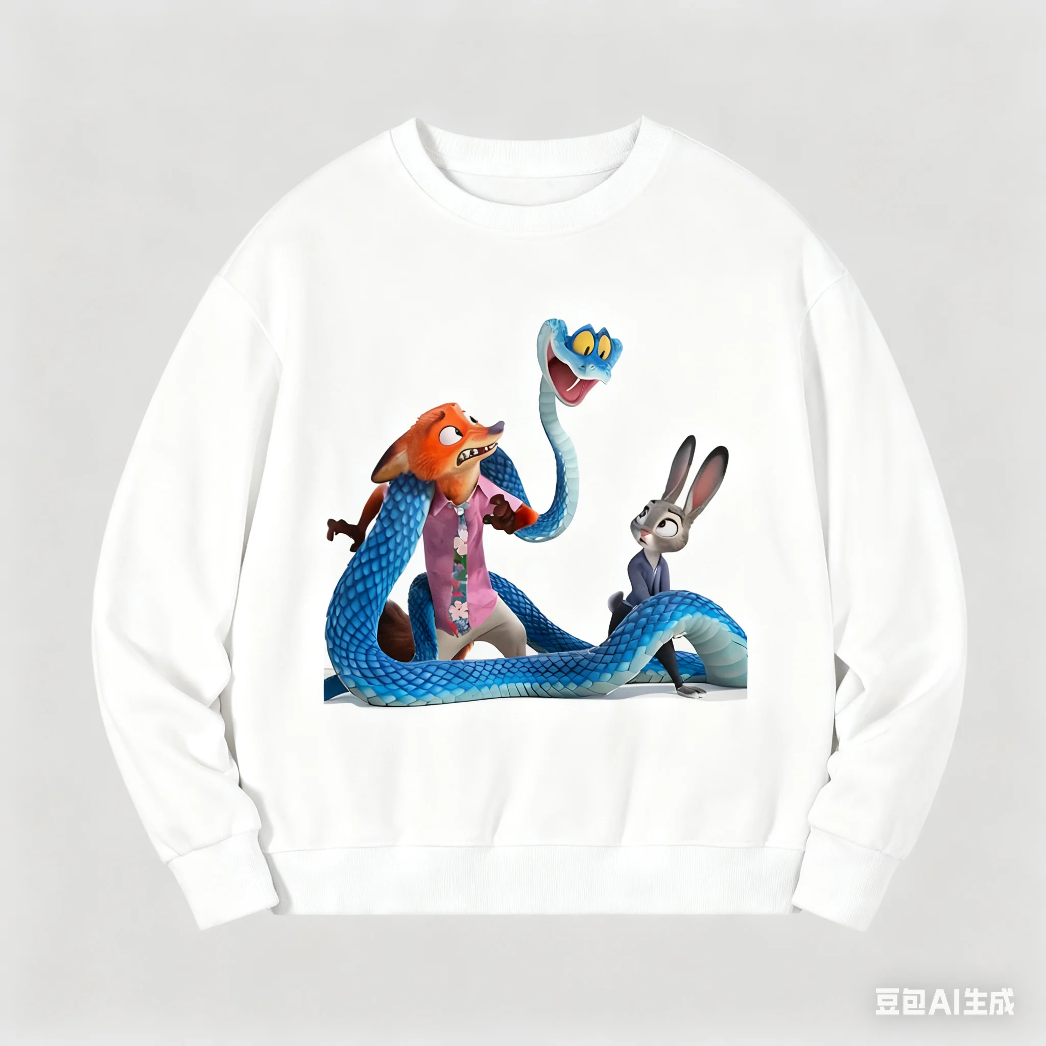 مجموعات متطابقة للعائلة Zootopia 2 Judy Nick بلوزات مطبوعة بطابع جودي نيك، بلوفرات قطنية للزوجين والطفل الوالدين لفصل الشتاء