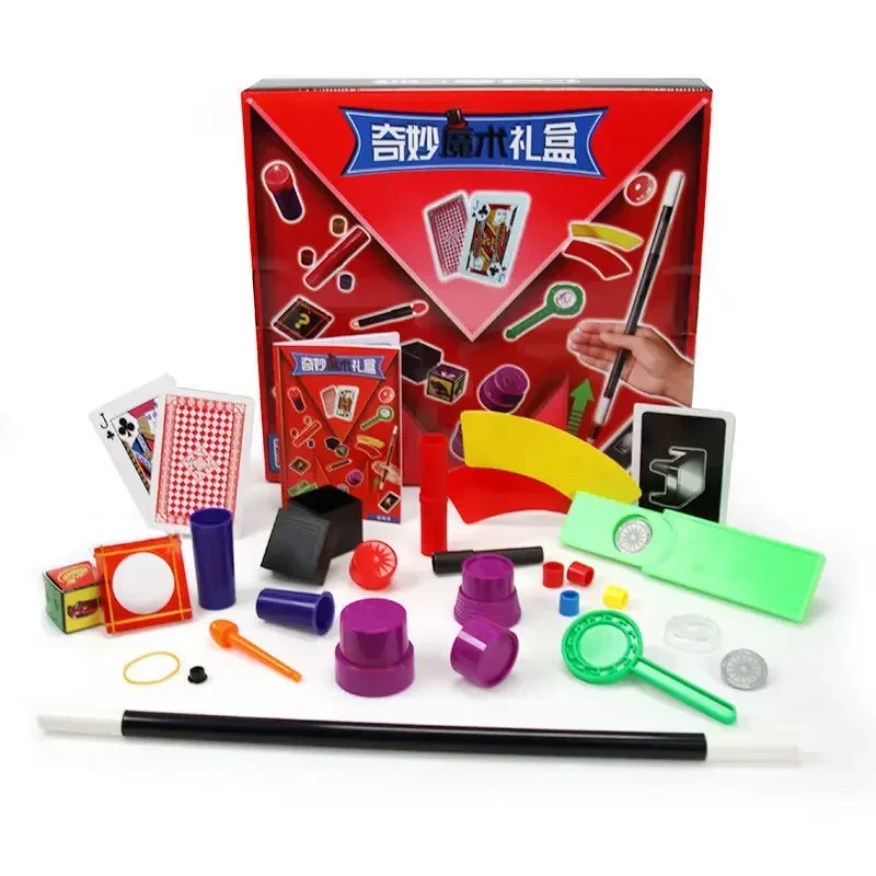 

Puzzle Simple Magic Prop Beginners Magic Tricks Kit Set For Kids Exciting Magician Tricks Performance Show Boys Birthday Gifts