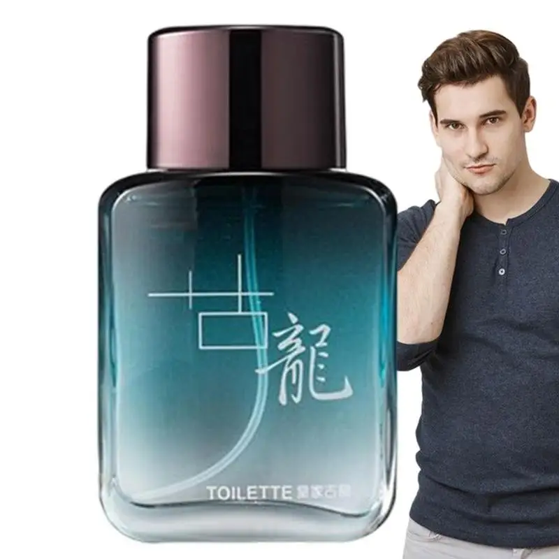 50ml Man Cologne Perfume Spray Cologne For Men Longlasting Light Marine Fragrance Sexy Temptation Dating Pheromone Attract women