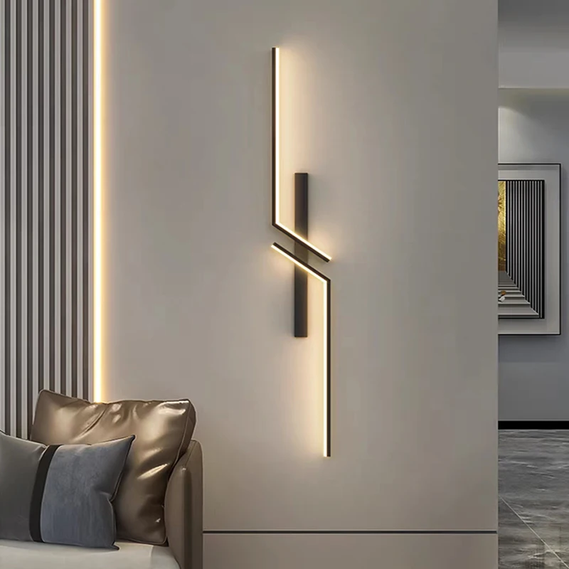 Led Modern Wall Light Internal Wall Sconce Living Room  Bedroom Bedside  Lighting Background Light Nordic Decorations Wall Lamps