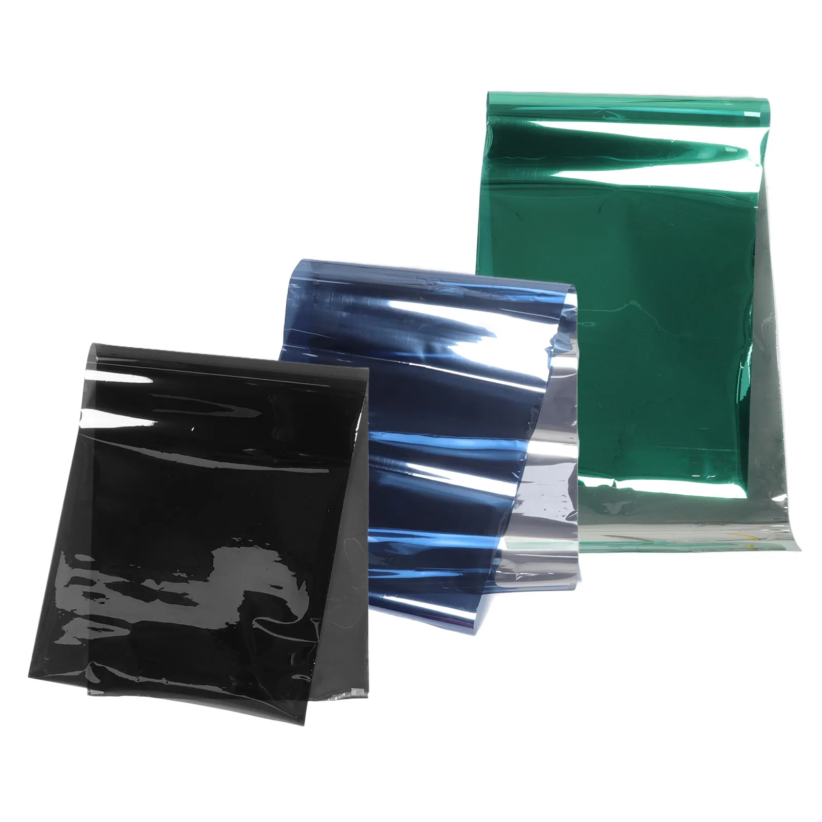 

3 Rolls Heat Blocking Window Anti Uv Reflective Privacy Adhesive Film For Home Office Glass One Way Mirror Tint Sun Visor