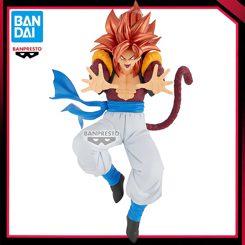 

В наличии оригинальная фигурка Banpresto Blood of Saiyans Dragon Ball GT Gogeta, 16 см, детская игрушка, коллекционная модель из ПВХ, подарок