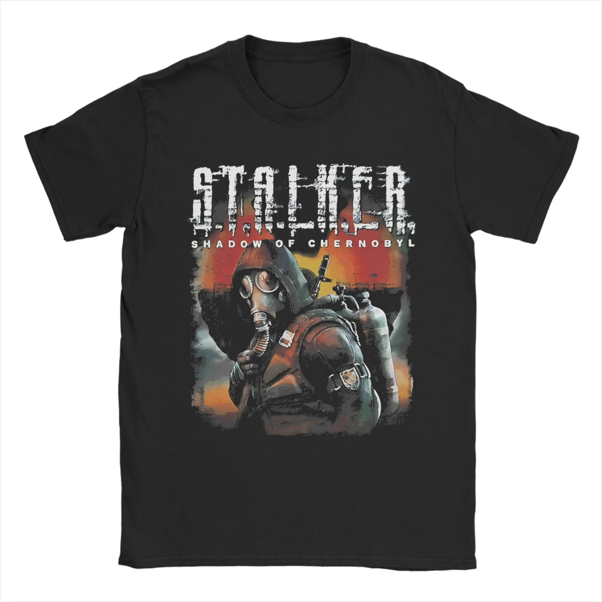 Stalker Shadow Of Chernobyl T Shirt for Men Women Cotton Casual T-Shirt Round Neck Stalker Tees Short Sleeve Clothing Summer