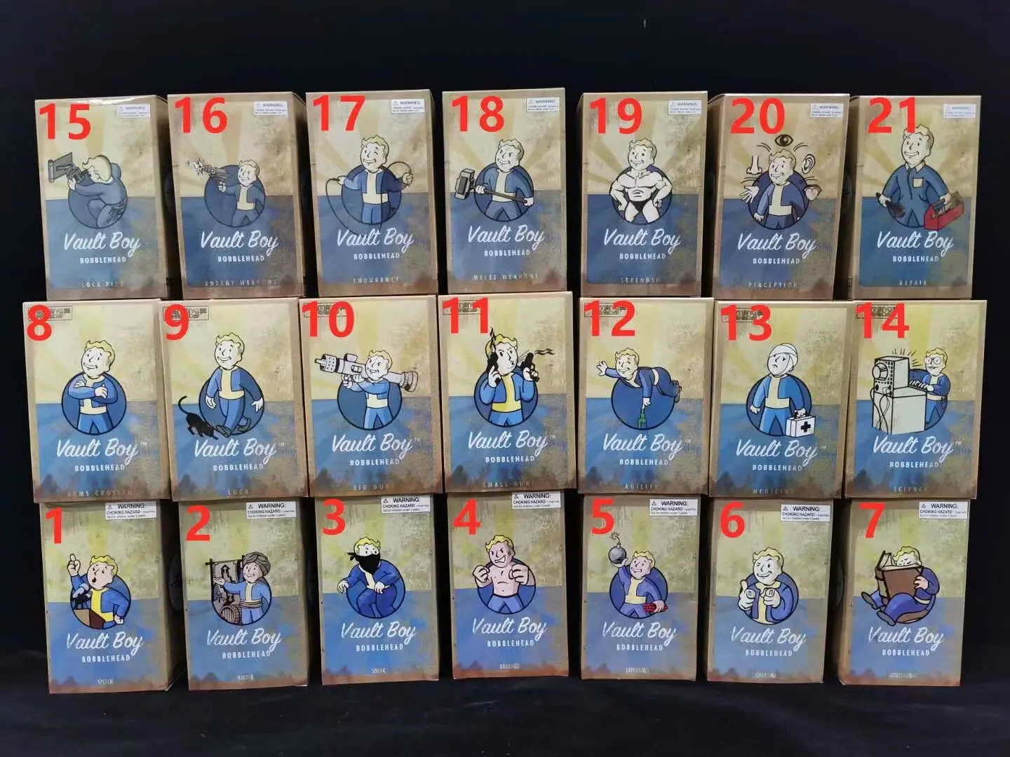 Neue Hot Vault Boy Generation 7 Wackelnde Anime-Actionfigur Statue Modell Raumdekoration Spielzeug Überraschungsgeschenk – Detail 1
