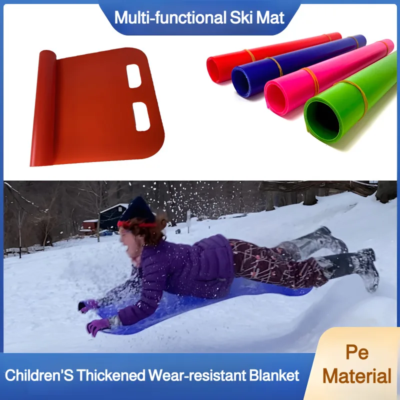 Thickened Wear-Resistant PE Scooter Mat Skateboard Ski Pad for Kids Outdoor Grass Skating Sports Rug Lawn Equipment