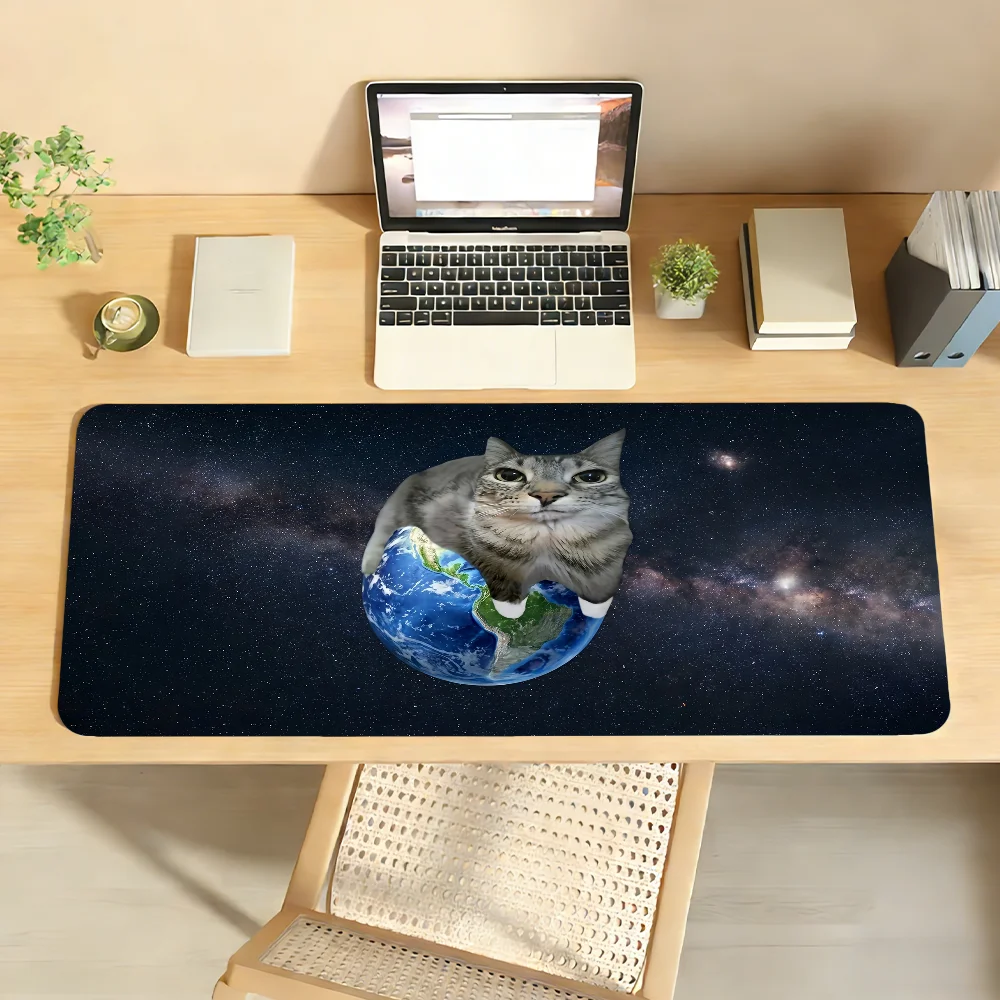 Fun Cat Meme Zazu Mouse Pad  Non-slip Locking Edge DeskMat PC Laptop Accessories Rubber Office Keyboard Large Game XXL carpet