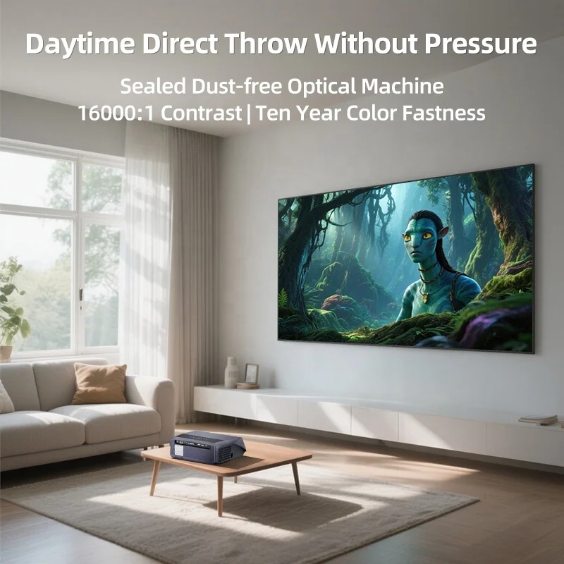 OEM/ODM Hot A10Q Smart Projector Projecteur 4K Auto-Focus LED Lens Android 9 Portable Home Theater Outdoor 1080p 720p