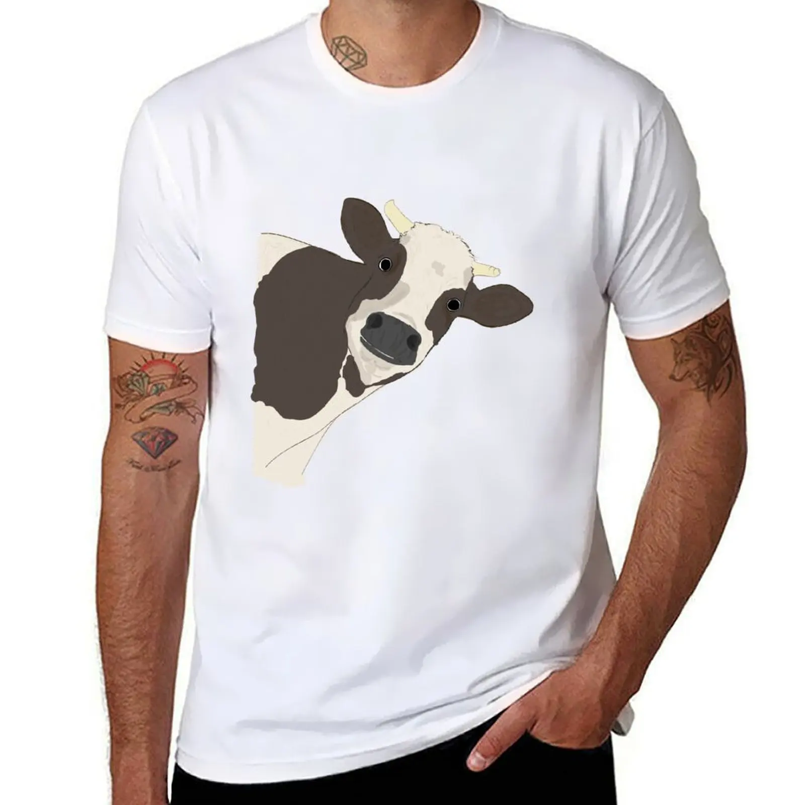 

Cow T-Shirt man graphic t shirt funny t shirts man T-Shirt