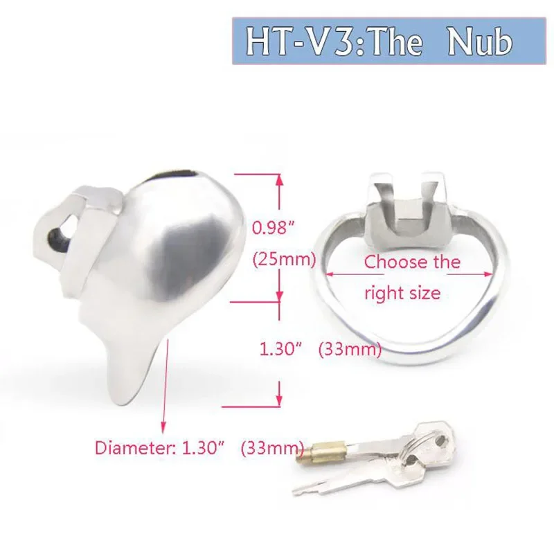 HT V3 Stainless Steel Chastity Device CB6000S Male Chastity Cage 5 Size Penis Lock With Penis Ring Sexy Toys For Men Adults Shop