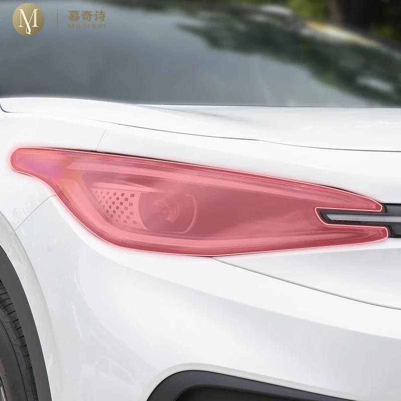 

pre cut car exterior headlight scratch resistant TPU protective film transparent/smoked For Volkswagen ID.4 X 2020-2024