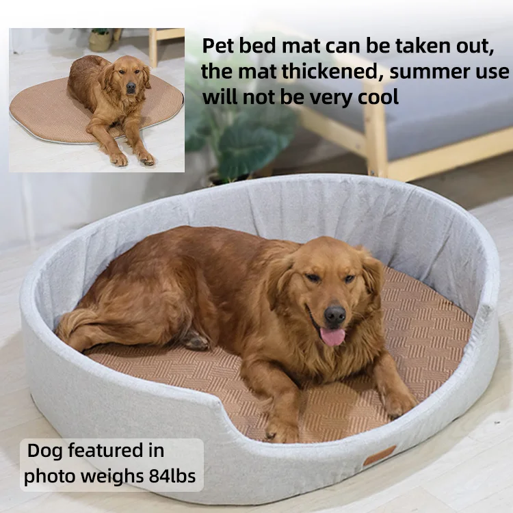 حصيرة تبريد للكلاب، وسادة تبريد كبيرة الحجم للغاية، حصيرة تبريد للكلاب من الجل المنشط بالضغط بدون كهرباء أو تبريد #6