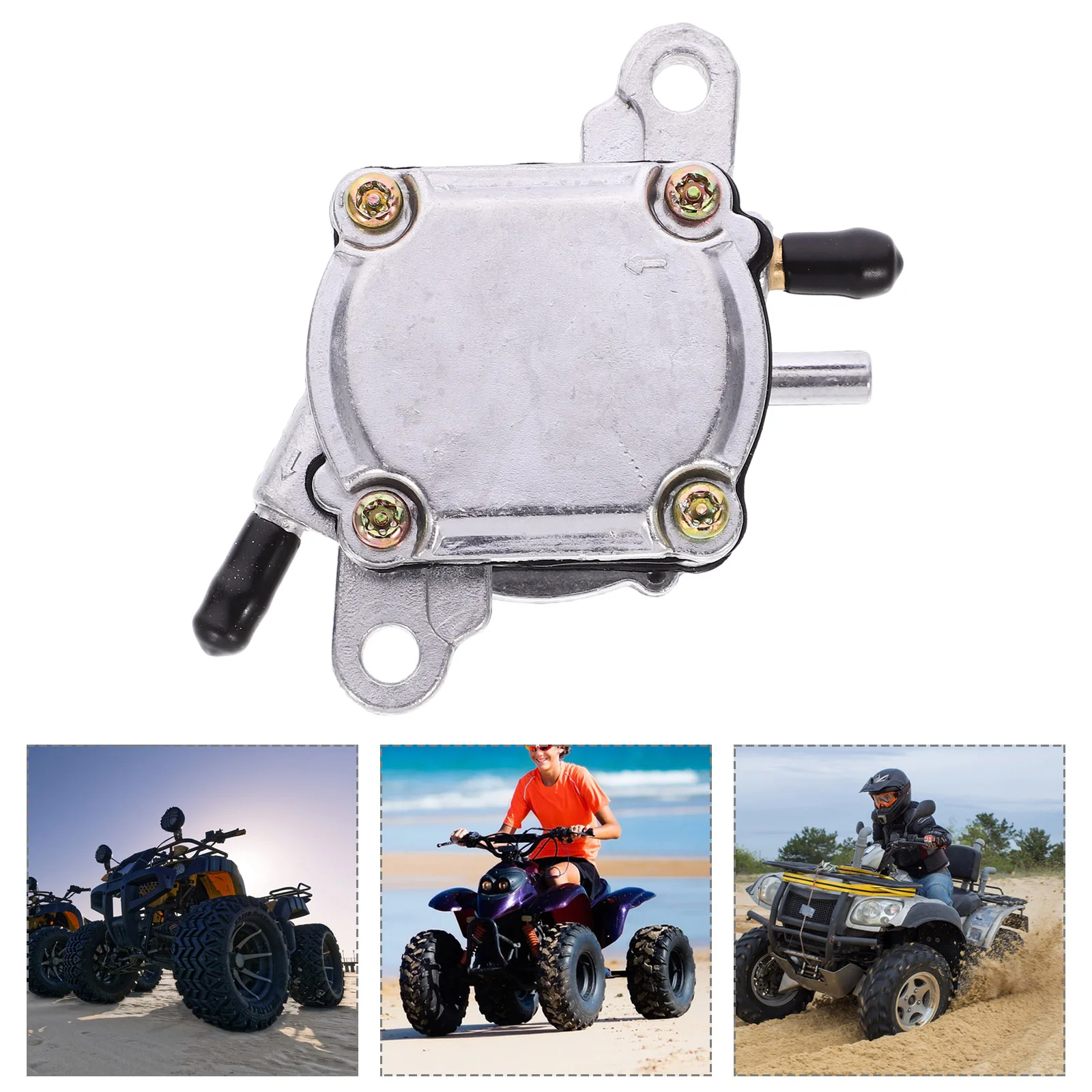 

ATV Fuel Pump Inline Petcock Valve Scooter Switch Plug Gasoline for Go Kart Car Iron