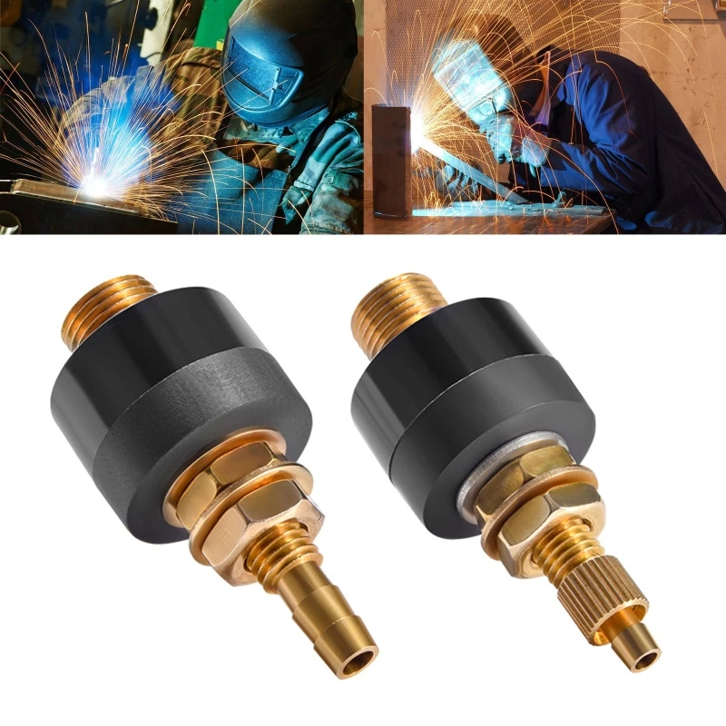 ตัวเชื่อมต่ออาร์กอนอาร์คเครื่องเชื่อม M16x1.5 เครื่องตัดอาร์กอนอาร์คแก๊สไฟฟ้า Dropship