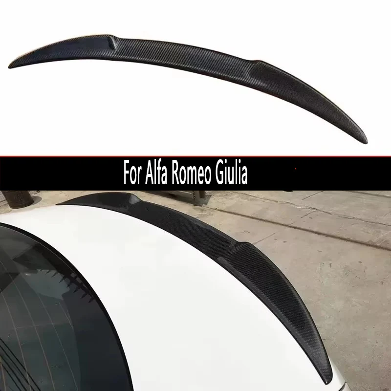 

Спойлер-диффузор из карбона для Alfa Romeo Giulia, заднее антикрыло, обвес, автозапчасти