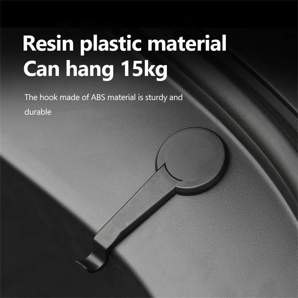 Car Front Storage ABS Hook Auto Interior Modification Parts Fixed Clip Vehicle Accessories Suitable For Tesla Model3 2021