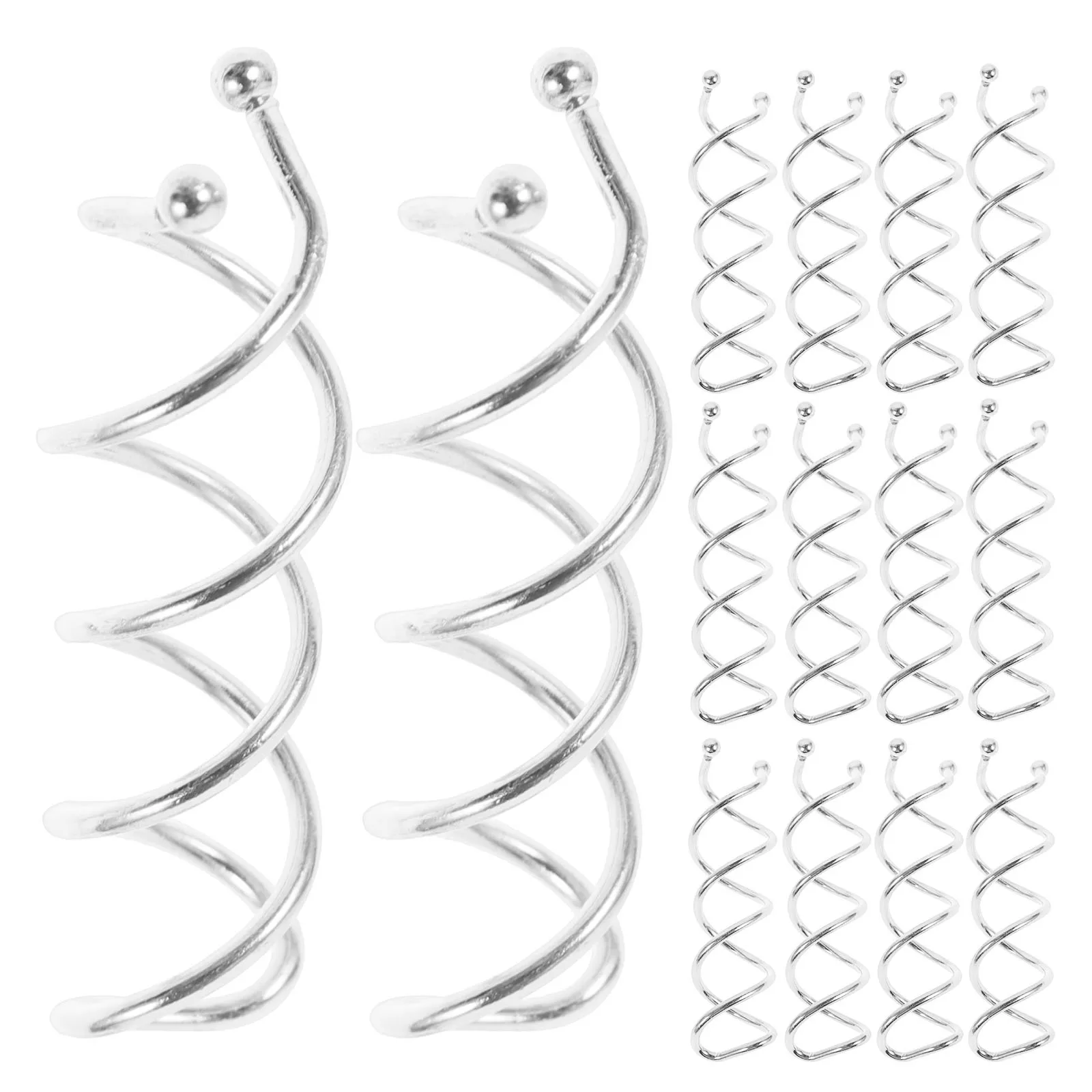 

20 Pcs Spiral Hair Clips Dense Snap Spring Hairpins for Women Girls Brides Long Hair Styling Accessories Easy to Use