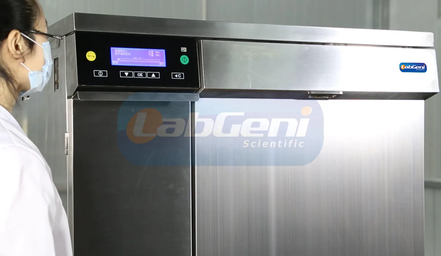 Laboratory Glassware Washer, Cleaning & Sterilizing Machine with Drying Function