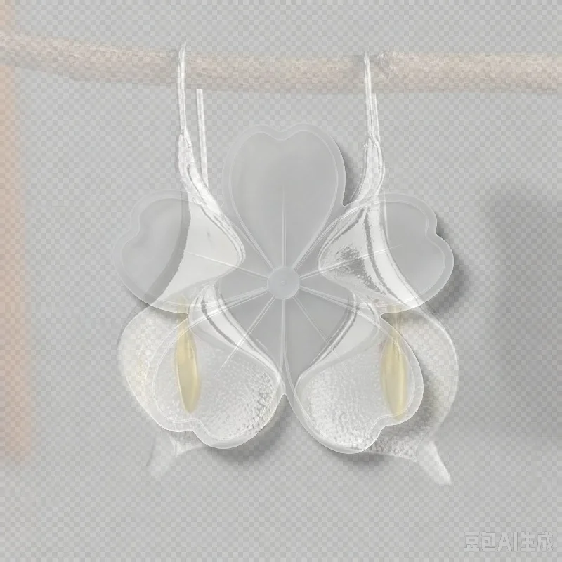 Silver Calla Lily Dangle Earrings Two Tone Gold Accent Textured Finish For Daily Wear Weddings Parties Gifts