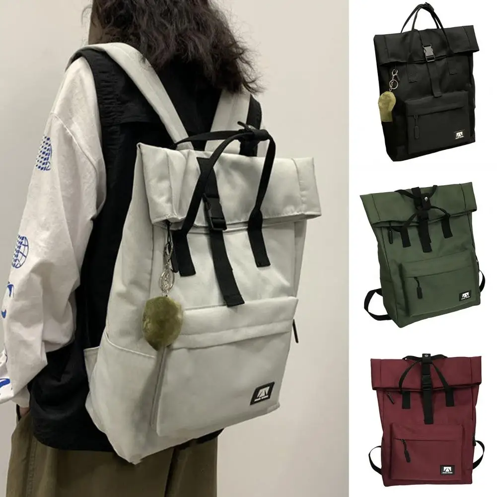 High School Student Schoolbag Portable Tear Resistant Men Women Korean Style Student Backpack Unisex Ruckpack Waterproof