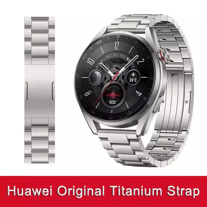 Huawei 100% Original Titanium Strap for HUAWEI WATCH 3pro New /22mm Watchband for Huawei GT5 Pro 46mm Wristband