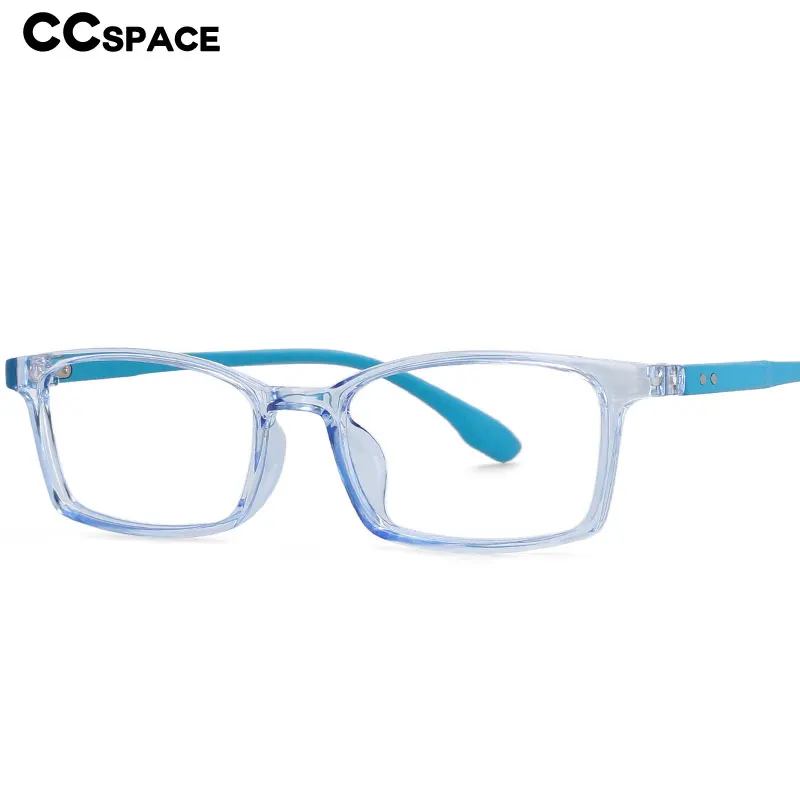 54465 Tr90 Teenage Students Anti-Blue Light Glasses Frame  Fashion Ultra-Light Square Optical Glasses Frame UV400