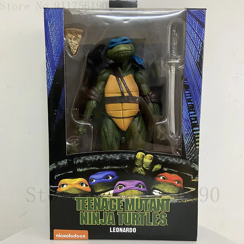 Film NECA Mutant Ninja Turtles Actionfigur Raphael Donatello Michelangelo Leonardo Shredder Krang Figuren Spielzeug – Detail 14