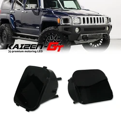 2PCS Clear / Smoked Lens Car Front Bumper Turn Signal Light Cover Housings Kit For 2006-2010 Hummer H3 H3T, No Bulb / Socket