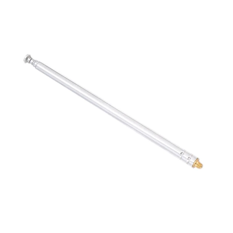 

【Элегантный дизайн】4X радиоуправляемая модель автомобиля 5 Серебристый 5 секций 3 мм Расширительная антенна с внешней резьбой