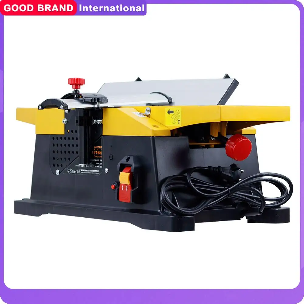 

1800W Electric Wood Thicknesser Hand Planer Desktop Multifunctional Woodworking Wood Jointer Carving Power Tools Machine