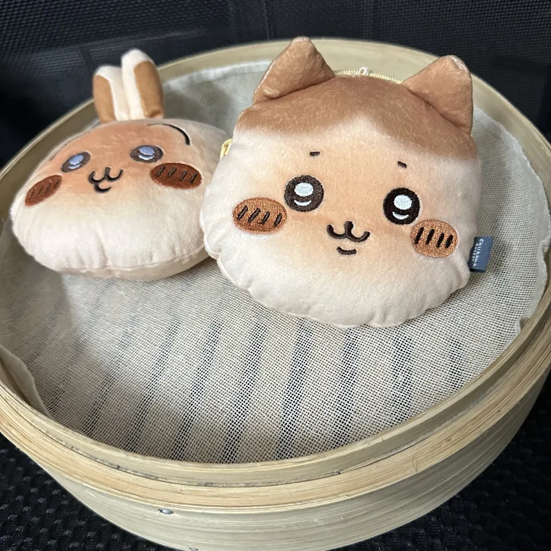 13 cm Original Chiikawa Dorayaki Plüsch Puppe Schlüsselbund Geldbörse Cartoon Nette Hachiware Nette Plüsch Puppe Tasche Anhänger Geschenk Spielzeug