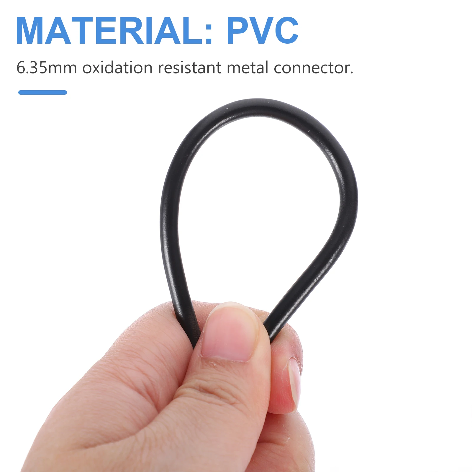 

3 Pcs Speaker Connection Cable Guitar Electric Acoustic Instrument Musical Wire Black Copper Core