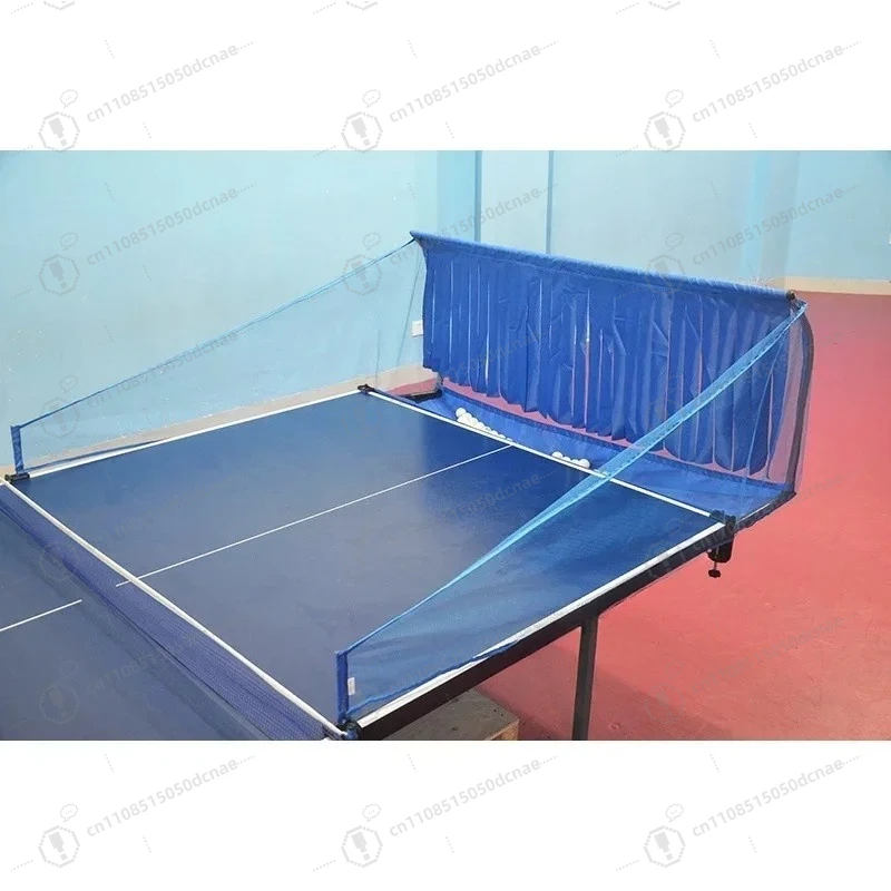 Table Tennis Ball Catch Net Multi Ball Practice Collection Net with Rack Portable Ping Pong Serve Training