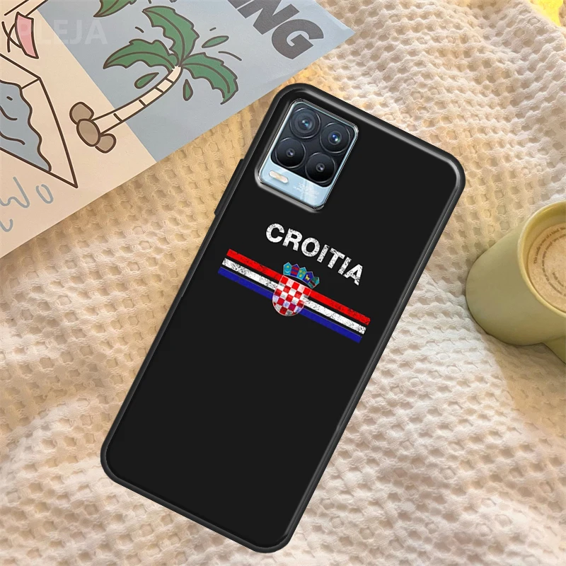 Croatia flag Case For Realme 9 Pro Plus 8i 9i GT Neo 3 2 Master Cover For OnePlus 9 Pro 10 Pro Nord2 9R