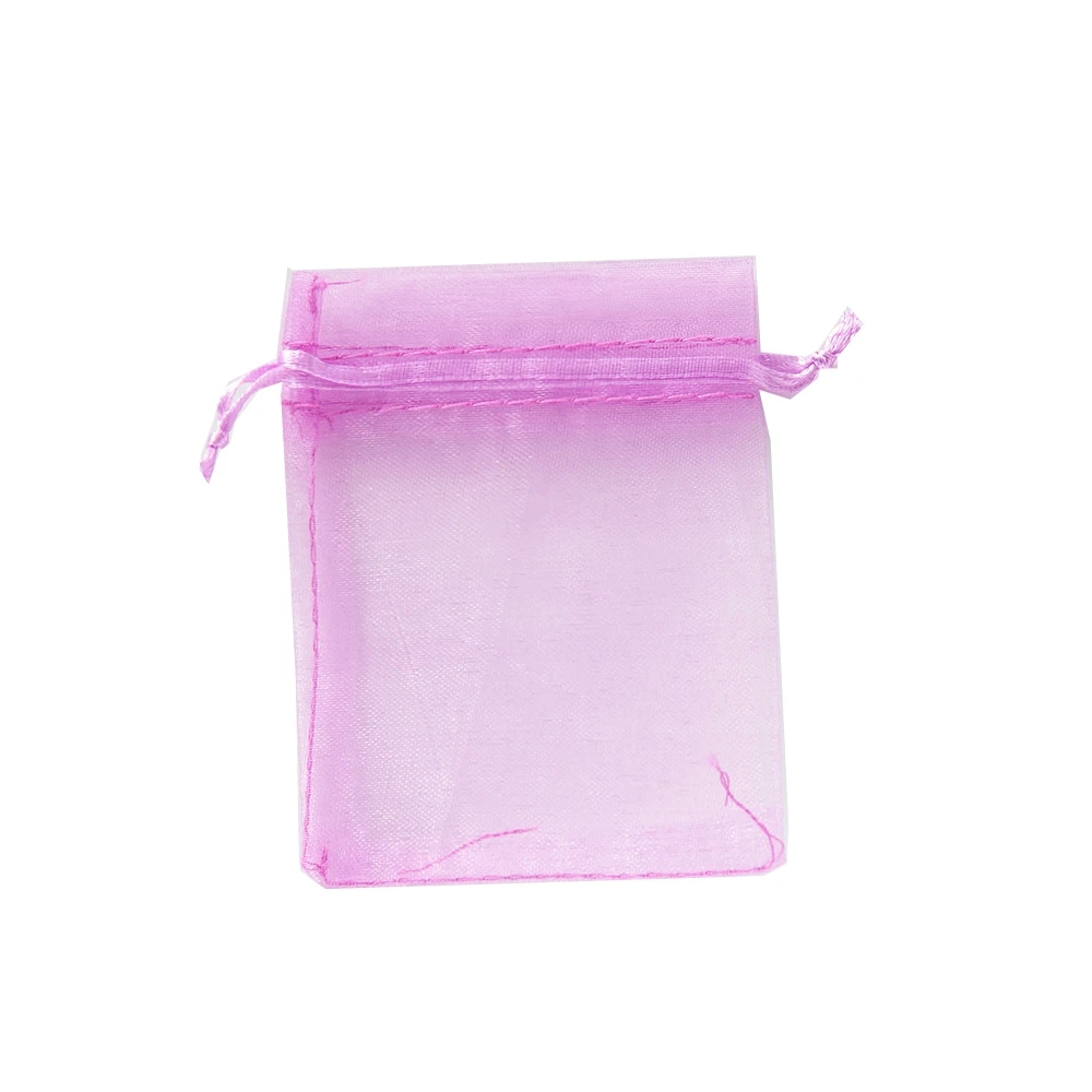 50 Stück transparente Organza-Geschenk-Kordelzug mit Schmuckbeuteln, Display-Verpackung, Weihnachten, Süßigkeiten, Hochzeit, Party, Festival, Mullbeutel
