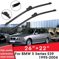 BMW 5 시리즈 E39 용 자동차 와이퍼 블레이드 블레이드 1995-2004 26 