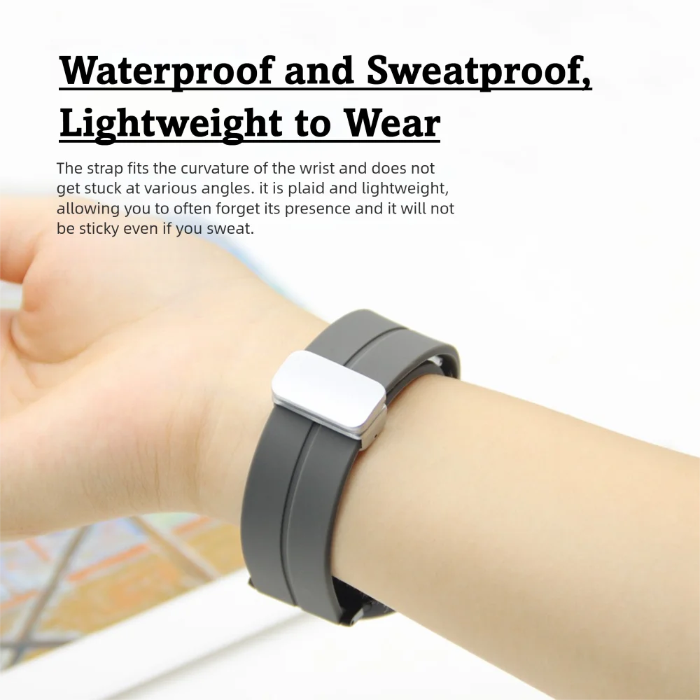 Loop Band+Folding Magnetic Buckle For Honor Fit Vitality/Elegant Edition Skin-friendly Silicone Sport Smartwatch Strap Man Woman