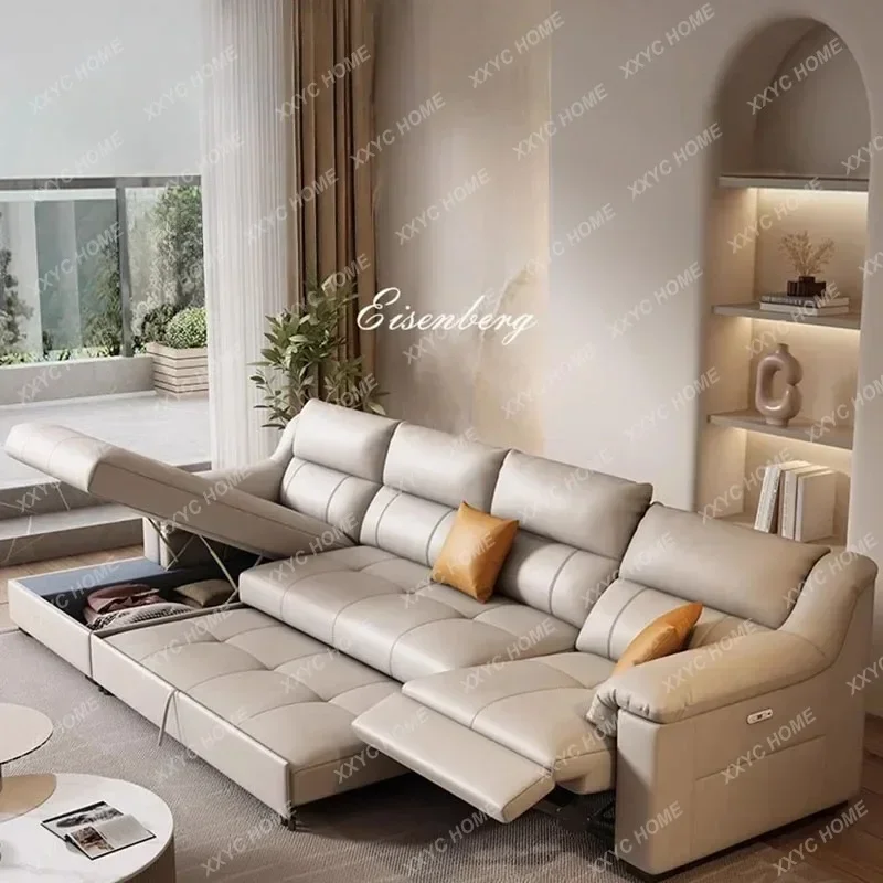 AABack Support Living Room Sofa European Electric Luxury Recliner Living Room Sofas Puffs Lazy Divano Adhd Home Furniture